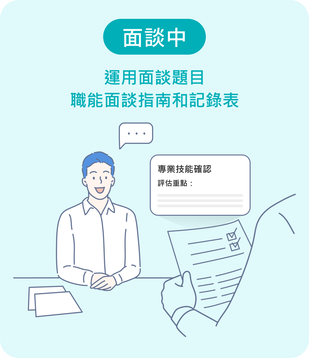 招募面談前：參考面談順位，快速評估人才面談優先順序