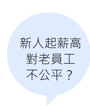 公司的薪資水準，在產業中有競爭力嗎？